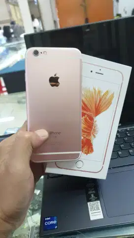 Iphone 6s 128gb rose gold lengkap box..masih bisa buat wa