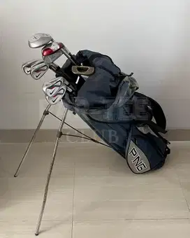 1 Set Stick Golf Nike + PING Bag - Pemula Beginner Original Ori Second