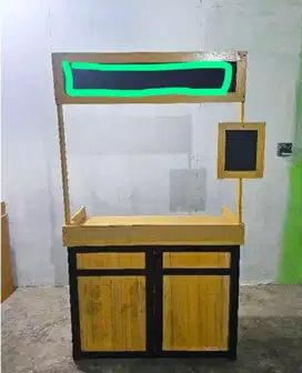 Gerobak bekas usaha minuman
