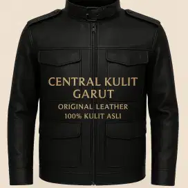 JAKET KULIT ASLI Safari Pria 100% Asli Kulit Domba Premium