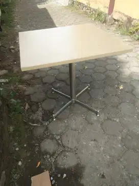 meja informa cafe kaki stainles bekas