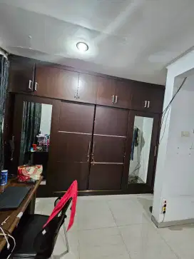 Lemari kayu p 3.3m x lebar 50cmx tinggi 2.7m