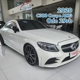 Mercedes Benz C300 Coupe AMG 2020 NIK 2019 White Black Mercy C 300