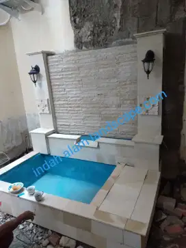 Tukang kolam ikan minimalis
