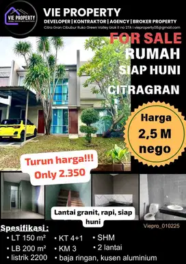 Cluster Favorite Citra Grand Cibubur, Siap Huni