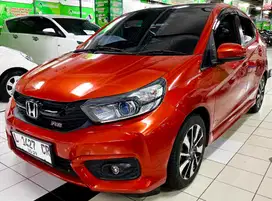 [KM: 37Rb] Honda Brio RS CVT 1.2 Bensin 2019 Oranye Matic / AT SUPER!!