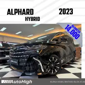 DP10% [Km14.000] Alphard Hybrid 2023 Black / Modellista 2024 #AUTOHIGH
