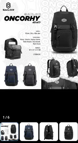 Tas Ransel Elegan 18 inch