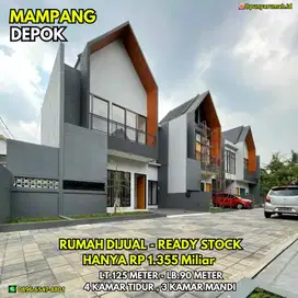 Rumah Dijual Di Pancoran Mas Mampang Depok Murah Luas Tanah 125 Meter