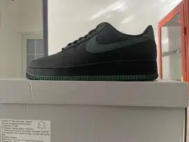 NIKE AIR FORCE 1 '07 BLACK/VINTAGE GREEN ORIGINAL 100% NIKE