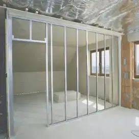 Jasa aluminium kusen kaca pagar besi kanopi acp renovasi las pintu