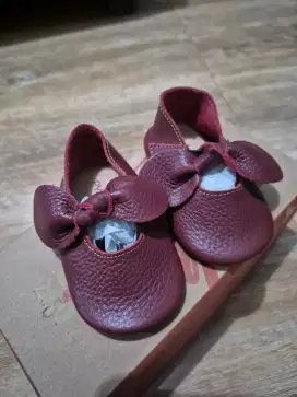 PRELOVED PYOPP Baby Mary Jane - Burgundy size 1