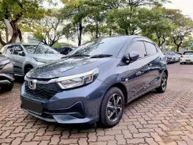 [ LIKE NEW ] HONDA NEW BRIO E CVT AT MATIC 2023 ABU ABU FACELIFT