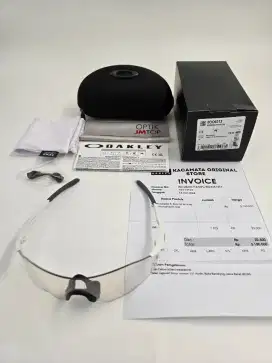 Sunglass Oakley EV Zero Path A Matte White Clear 50% Black Irid Photo