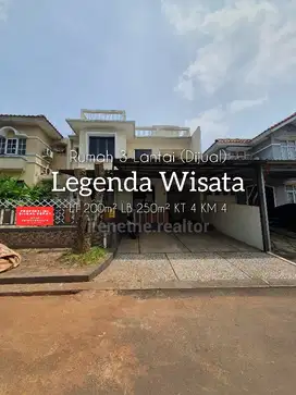 Dijual Rumah 3 Lantai di Legenda Wisata