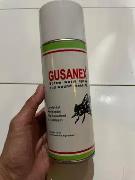 GUSANEX SPRAY obat luka hewan dan anti larva lalat