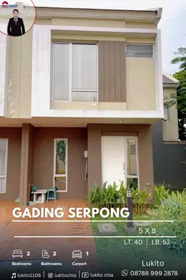Dijual Cepat Rumah Siap Huni di Gading Serpong Harga Super Murah