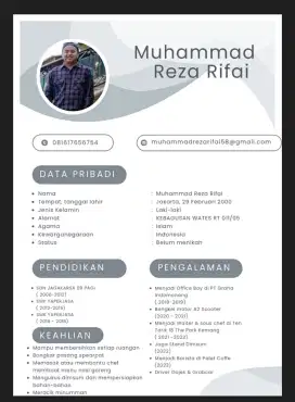 Cari kerjaan apa aja yang penting halal