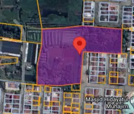 Jual cepat tanah siap bangun bawah pasar