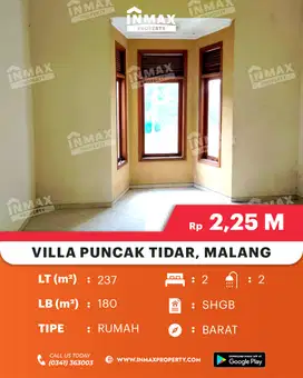 Rumah Murah Siap Huni Di Villa Puncak Tidar Malang