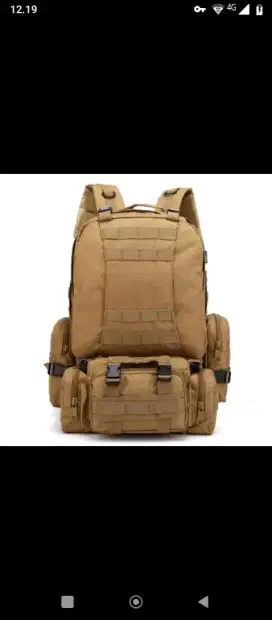 tas ransel coklat tni ada army