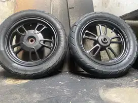 Velg Scoopy new second depan belakang set ban