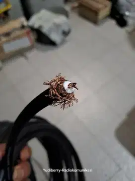 Kabel coaxial rg8 serabut lemes 50ohm