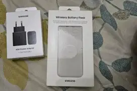 Powerbank samsung dan apdator samsung