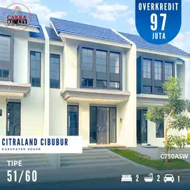 Over kredit rumah bagus 2 lantai di citraland  cibubur