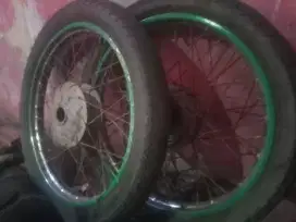 Ban motor depan dan belakang