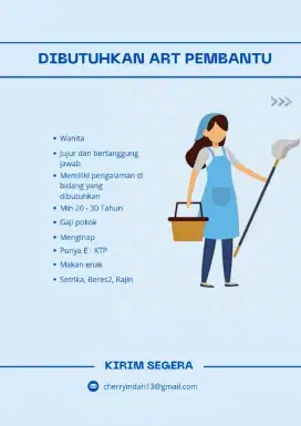 Dicari art berpengalaman