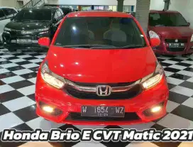 HONDA BRIO E CVT MATIC 2021 KM30RB‼️