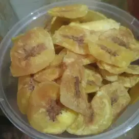 Kripik pisang rasa asin dan manis