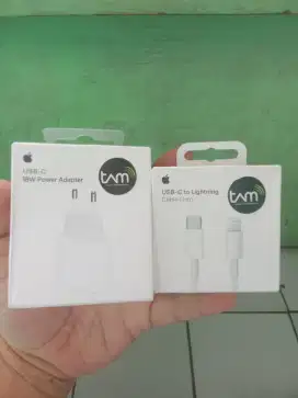 Adaptor Original Tam Iphone 18watt+Kabel Data Tipe C To Lighting