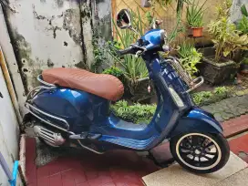 Vespa Primavera 150 Abs Iget 2022 Biru Msh spt baru km.6rban.