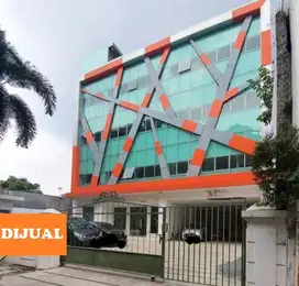 Gedung baru Cideng 418m 4 lantai lokasi strategis