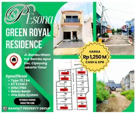 Rumah konsep clusik Erofa  Twon house Green Royal jakarta