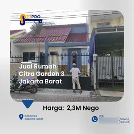 Jual Rumah Citra Garden 3 SHM Kalideres Jakarta Barat