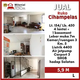 RUKO DENGAN BASEMENT DI JL. CIHAMPELAS