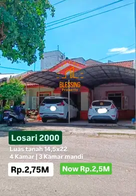 Rumah luas losari 2000 tanjung bunga