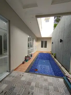 Rumah baru kolam renang cluster Sentul city