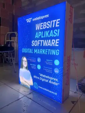 Neon box,huruf timbul