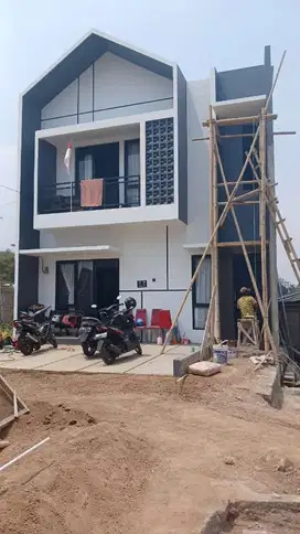 Rumah 2 lantai harga 1 lantai dekat stasiun kereta whoosh padalarang