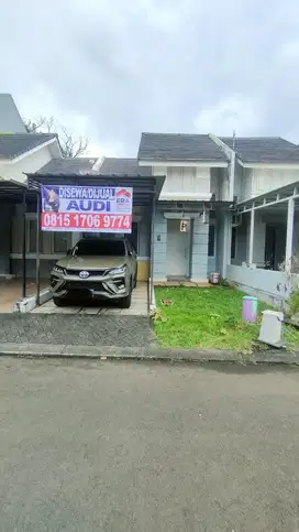 Disewakan cepat rumah kota wisata cibubur siap huni 2 lantai