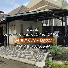 Dijual Segera Rumah VILLA Eropa Sejuk Lokasi Sentul City Kab Bogor.