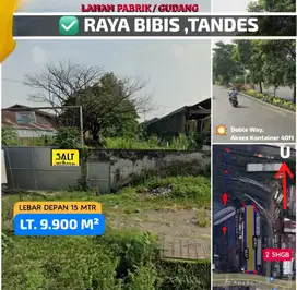 Tanah strategis di Raya Bibis Tandes