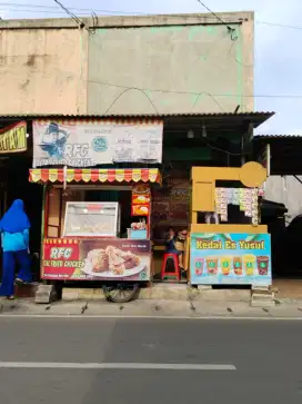 Gerobak chicken + etalase chicken siap pakai