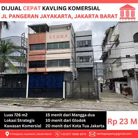 DIJUAL CEPAT KAVLING KOMERSIAL  JL PANGERAN JAYAKARTA, JAKARTA BARAT