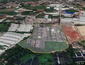 Dijual Tanah Zona Industri Pergudangan di Gunung Sindur Bogor