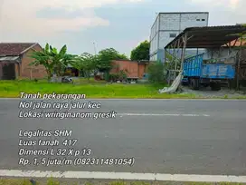 Tanah termurah nol jl raya wringinanom gresik